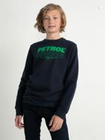 Petrol Industries Jongens logoartwork sweater Zwart - 176