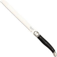 Laguiole Style de Vie Broodmes Premium Line, In houten verpakking, Zwart, Geschikt voor warm en koud brood, Kunstof handgreep, Vaatwasmachine bestendig