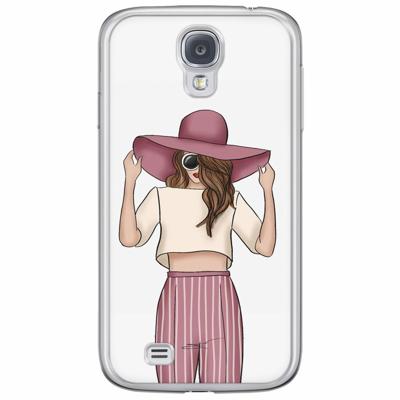 Samsung Galaxy S4 siliconen hoesje - Summer girl