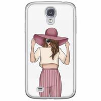 Samsung Galaxy S4 siliconen hoesje - Summer girl
