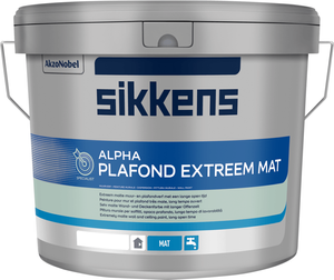 sikkens alpha plafond extreem mat lichte kleur 2.5 ltr