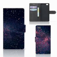 Huawei Ascend P8 Lite Book Case Stars