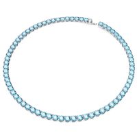 Swarovski 5661187 Ketting Matrix Tennis zilverkleurig-blauw 41 cm (M) - thumbnail