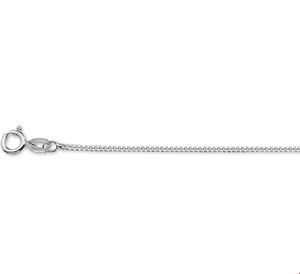 Ketting Gourmetschakel zilver 1,2 mm 38 cm