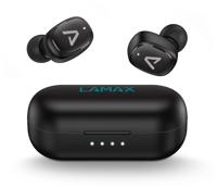 Lamax Dots3 In Ear headset Bluetooth Stereo Zwart Indicator voor batterijstatus, Oplaadbox, Volumeregeling, Bestand tegen zweet, Touchbesturing, Waterafstotend - thumbnail