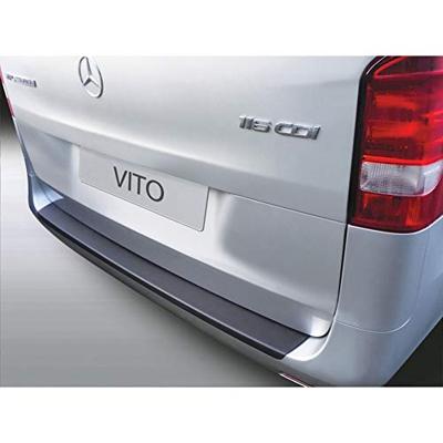 ABS Achterbumper beschermlijst compatibel met Mercedes Vito/V-Klasse/AMG/Viano Facelift 3/2019- Zwart
