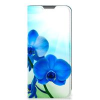 OPPO A77 5G | A57 5G Smart Cover Orchidee Blauw - Cadeau voor je Moeder - thumbnail