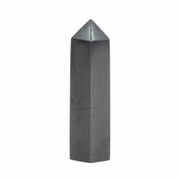 Edelsteen Facet Obelisk Shungiet 5 cm - thumbnail