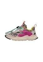 FLOWER MOUNTAIN DOI 16211 33/35 fuchsiarosa Turnschuhe vegane Leoparden-Mädchenschuhe 33