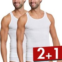 Schiesser 2 stuks Original Classics Fine Rib Undershirts * Actie * - thumbnail