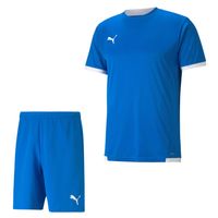 PUMA teamLIGA Trainingsset Blauw Wit - thumbnail