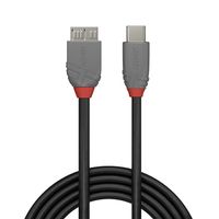 LINDY USB-kabel USB 3.2 Gen1 (USB 3.0 / USB 3.1 Gen1) USB-C stekker, USB-micro-B 3.0 stekker 2.00 m Zwart 36622 - thumbnail