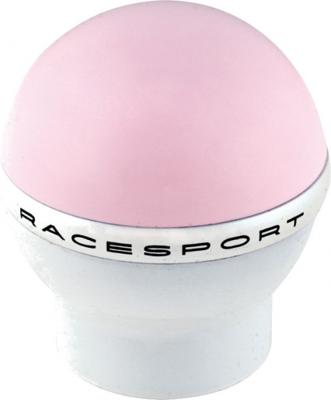 Race Sport pookknop aluminium 6 cm lift up reverse roze/wit Race Sport pookknop aluminium 6 cm lift up reverse roze/wit