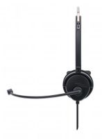 Manhattan 179867 hoofdtelefoon/headset Bedraad Hoofdband Kantoor/callcenter USB Type-A Zwart - thumbnail