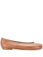 Maison Margiela ballerines Tabi en cuir - Marron