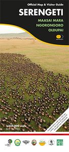 Wegenkaart - landkaart Serengeti, Masai Mara, Ngorogoro and Oldupai |