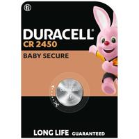 Duracell 2450 Lithium-knoopcelbatterijen 3V (1 stuks) - Lange gebruiksduur - Voor o.a. autosleutels, apparaten in huis, weegschalen en temperatuursensoren