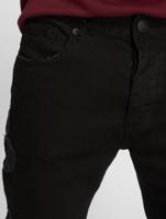 Cayler & Sons / Straight fit jeans Alldd Paneled Inverted Biker Ian in zwart