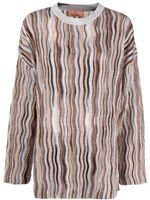 Missoni pull à effet d'épaules descendues - Gris