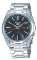 Seiko SNKL45K1 Horloge Automaat staal zilverkleurig-zwartv 38 mm