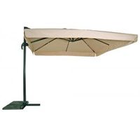 Zweefparasol Virgo 300 x 300 cm met volan ecru