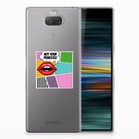 Sony Xperia 10 Plus Silicone Back Cover Popart Princess