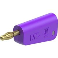 Stäubli LQ-4A-30 laboratoriumstekker stift-Ø: 4mm violet