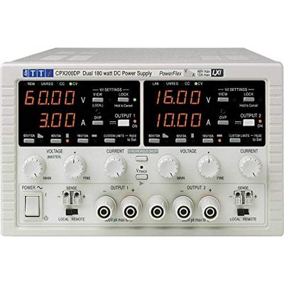 Aim TTi CPX200DP Laboratoriumvoeding, instelbaar 0-60 V/DC 0-10A 360W LAN, LXI, RS-232, USB-aantal