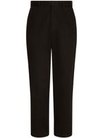 Dolce & Gabbana front-fastening straight-leg trousers - Noir - thumbnail