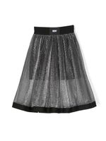 Dkny Kids minijupe en tulle à détails pailletés - Gris - thumbnail