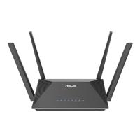 ASUS RT-AX52 AX1800 Dual Band WiFi 6 Extendable Router, Instant Guard, Ouderlijk Toezicht, Ingebouwde VPN, AiMesh Compatibel, Gaming & Streaming, Slimme Thuis, Wireless Router