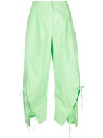 Henrik Vibskov pantalon ample à coupe courte - Vert - thumbnail