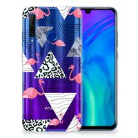 Honor 20 Lite TPU Hoesje Flamingo Triangle - thumbnail