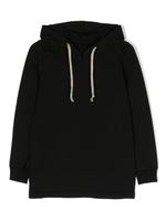 Rick Owens Kids hoodie en coton à manches longues - Noir - thumbnail