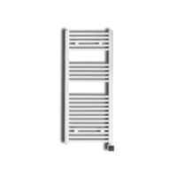 Electrische Radiator Sanicare 111.8x60 cm 730W Met Zwarte Thermostaat en Bluetooth Wit - thumbnail