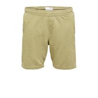 SELECTED HOMME regular fit sweatshort Otto van biologisch katoen kaki