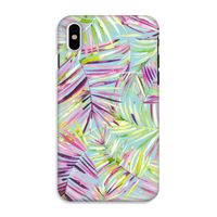 Tropical Palms Blue: iPhone XS Tough Case - thumbnail