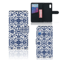 Samsung Xcover Pro Hoesje Flower Blue - thumbnail