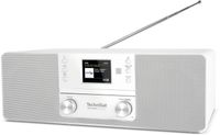 TechniSat DIGITRADIO 370 CD IR Radio DAB+, DAB, VHF (FM), Internet WiFi, Bluetooth, CD, USB, Internetradio Incl. afstandsbediening Wit - thumbnail