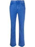 Jacob Cohën pantalon droit à coupe courte - Bleu