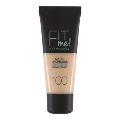 Maybelline - Fit Me Matte + Poreless Foundation - 100 Warm Ivory