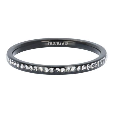 iXXXi Vulring Zirconia Crystal Zwart | Maat 19