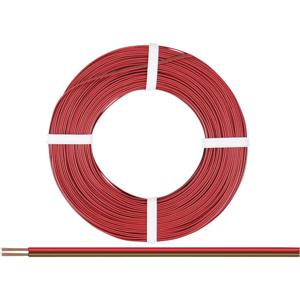 Donau Elektronik 218-08-25 Draad 2 x 0.14 mm² Rood, Bruin 25 m