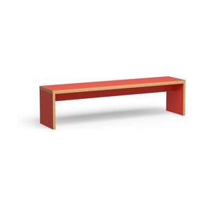 HKliving Dining Bench eetkamerbank 180 cm orange