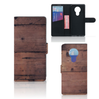 Nokia 5.3 Book Style Case Old Wood