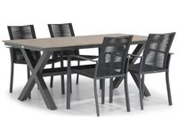 Santika Annisa/Forest 180 cm dining tuinset 5-delig - thumbnail