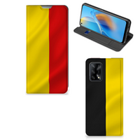 OPPO A74 4G Standcase Belgische Vlag - thumbnail