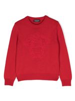 Versace Kids pull à motif Medusa Head - Rouge