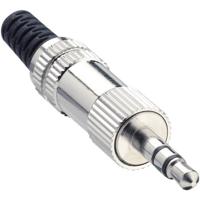 Lumberg KLS 44 Jackplug 3.5 mm Stekker, recht Aantal polen: 3 Stereo Zilver 1 stuk(s)