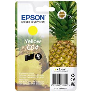 Epson 604 inktcartridge 1 stuk(s) Origineel Normaal rendement Geel